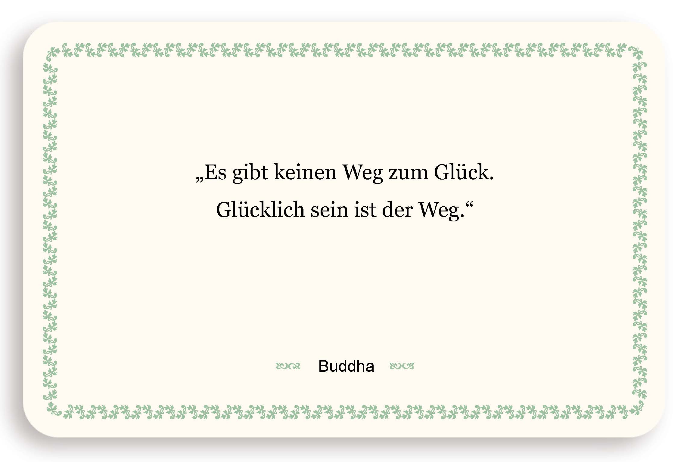 Zitatkarte - Der Weg